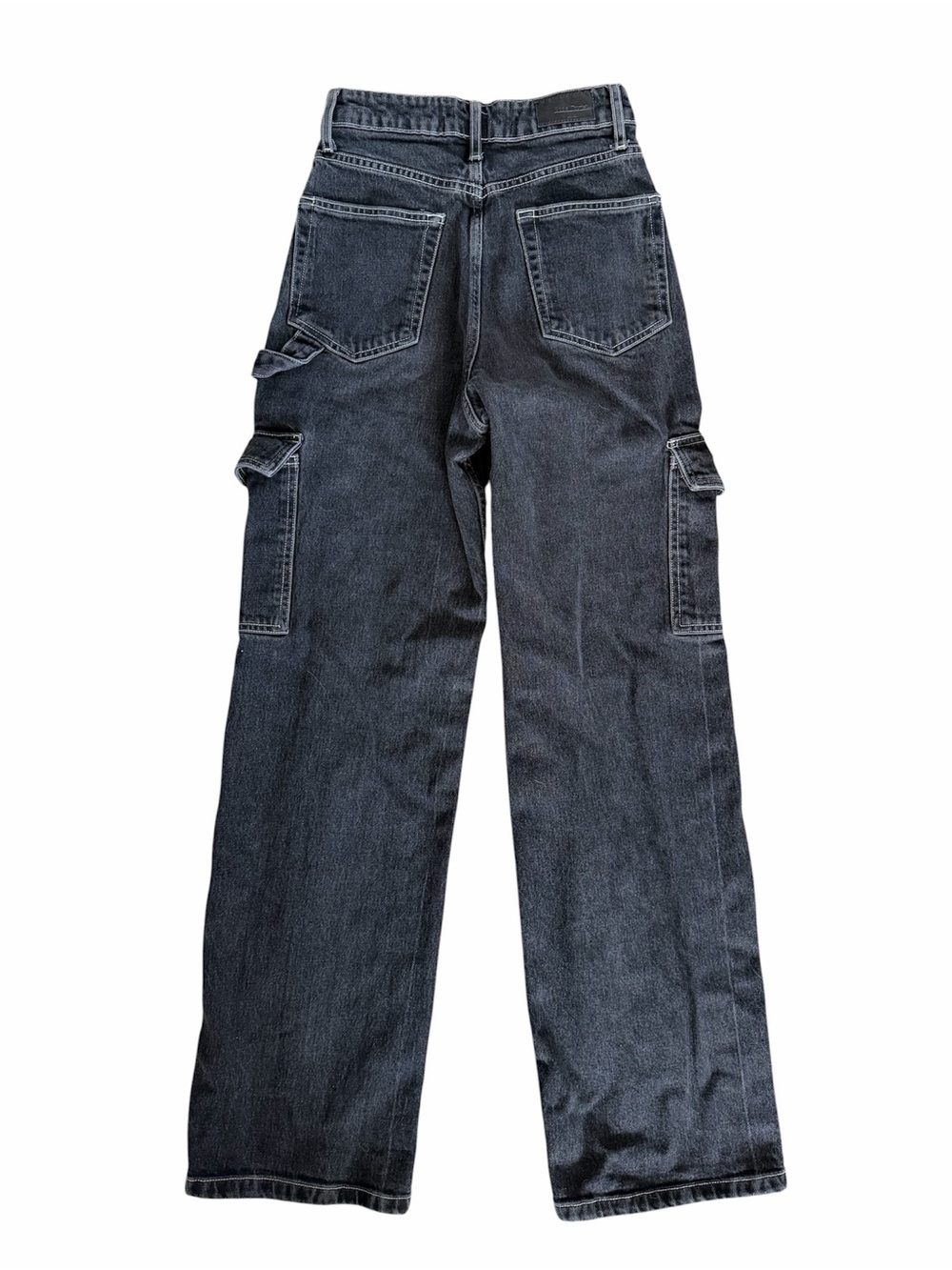 Hollister Social Tourist Ultra High Rise Cargo Wide Leg Jeans- 1R (25 waist) - Picture 3 of 4